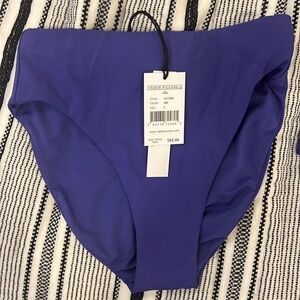 Robin Piccone Ava High Waist Bikini Bottom Size Small NWT